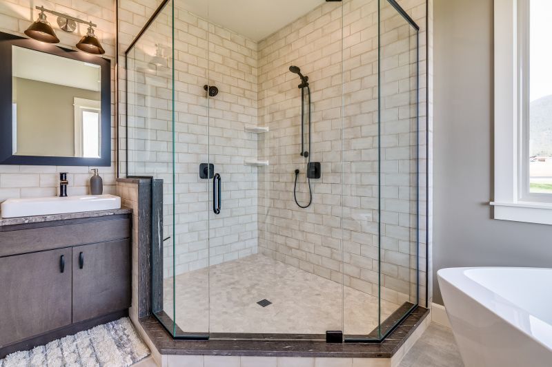 Sleek Shower with Frameless Glass