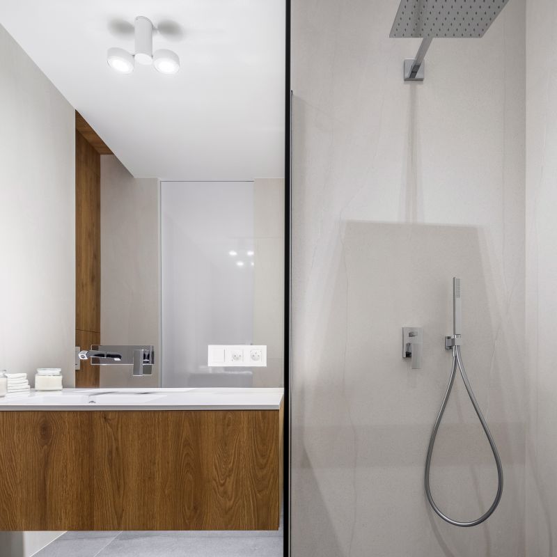 Elegant Bathroom Shower Space